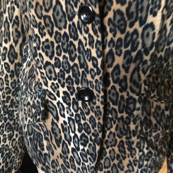Bianca Leopard Velvety print blazer - Picture 3 of 8